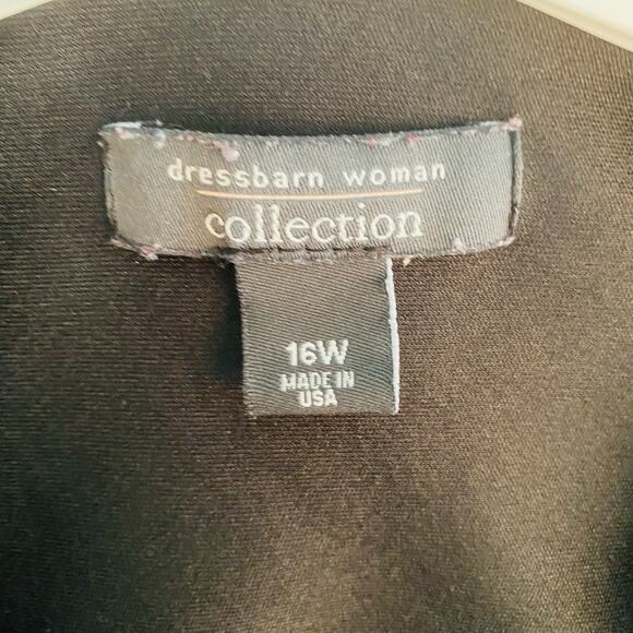 Whimsigoth Witchy Velvet Floral Tunic Top 16W With Kimono Jacket All In One - Picture 3 of 5